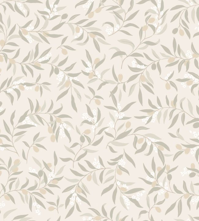Olivia Wallpaper by Sandberg Sage Green
