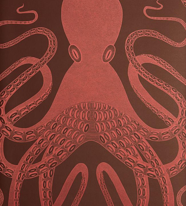 Ombre Octopus Wallpaper by MissPrint Ombre Coral