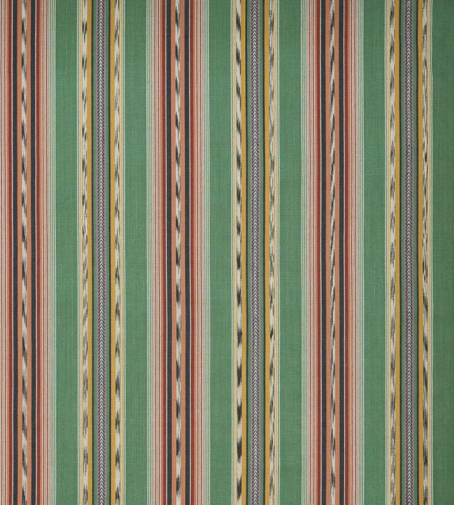 Ombrone Fabric by Osborne & Little Celadon/Coral/Ochre