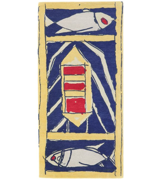 CF Editions Omega Fish by Omega Workshop rug Multi CFR132-01 Multi