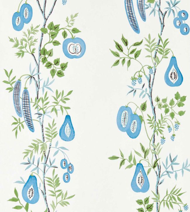 On The Vine Wallpaper by Scion Cornflower/Kelly Green