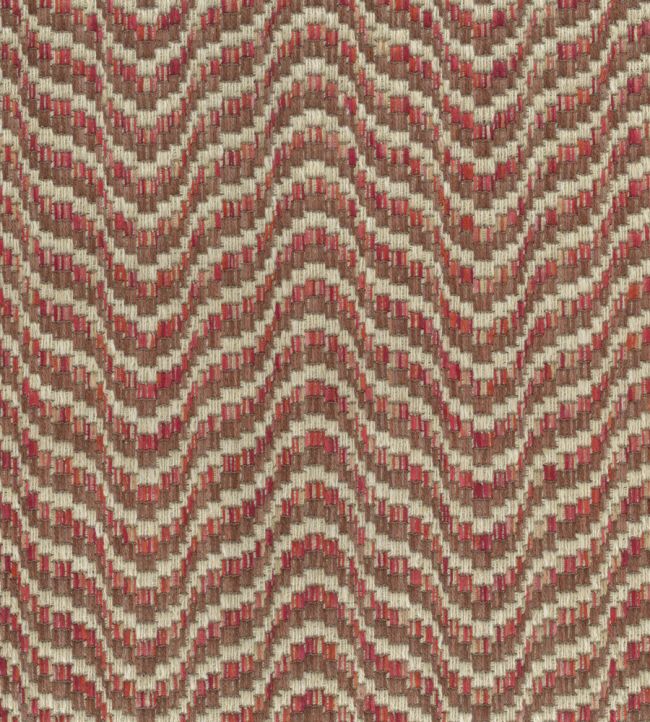 Ondoso Fabric by Nina Campbell Red/Clay