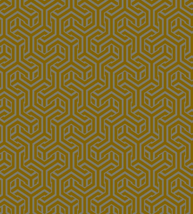 Opus Fabric by Arley House Charcoal / Yellow