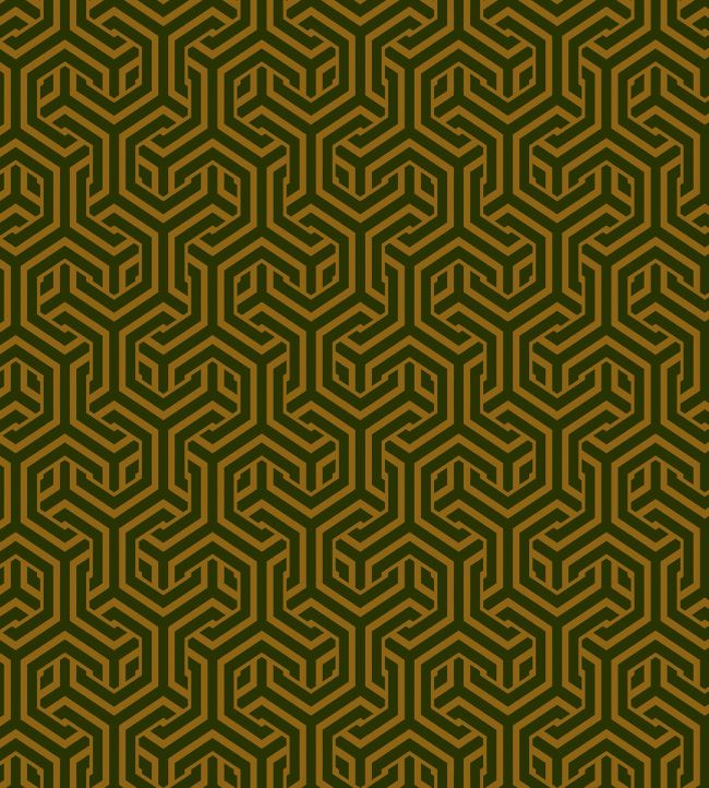 Opus Fabric by Arley House Green / Saffron