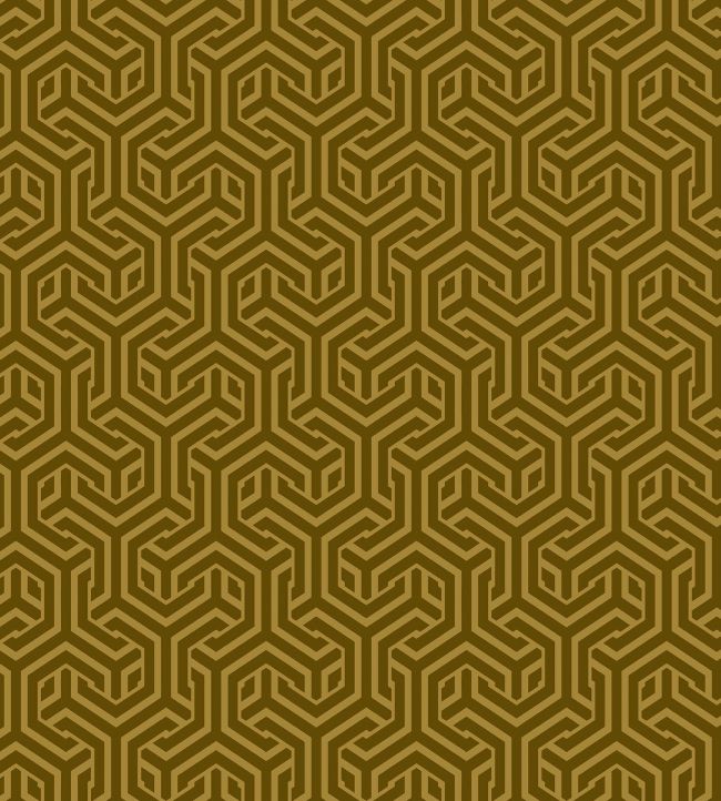 Opus Fabric by Arley House Ochre / Bronze