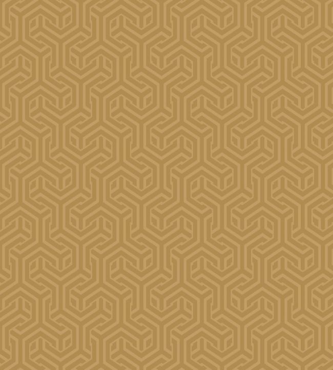 Opus Wallpaper by Arley House Ochre