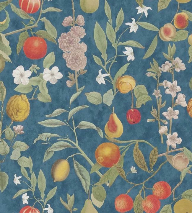 Orchard Fruits Wallpaper by Designers Guild Indigo