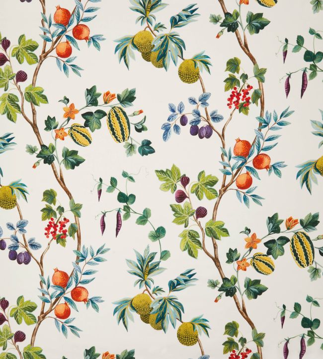Orchard Linen Fabric by Osborne & Little Green