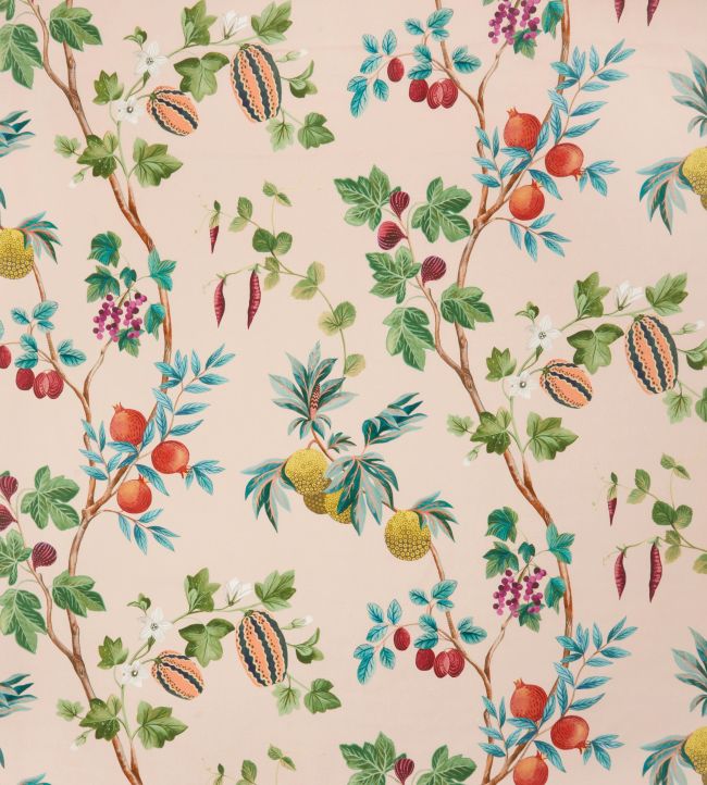 Orchard Linen Fabric by Osborne & Little Pink