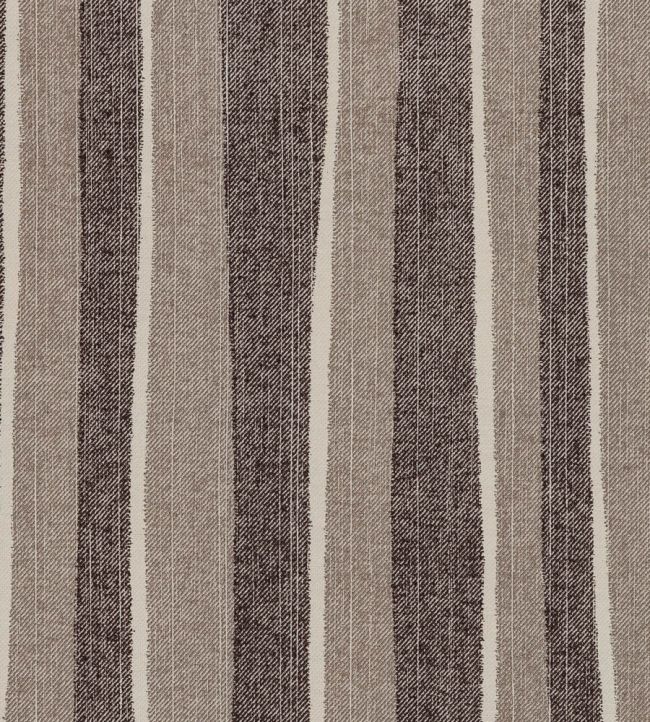 Orchard Stripe Fabric by Fermoie Brown