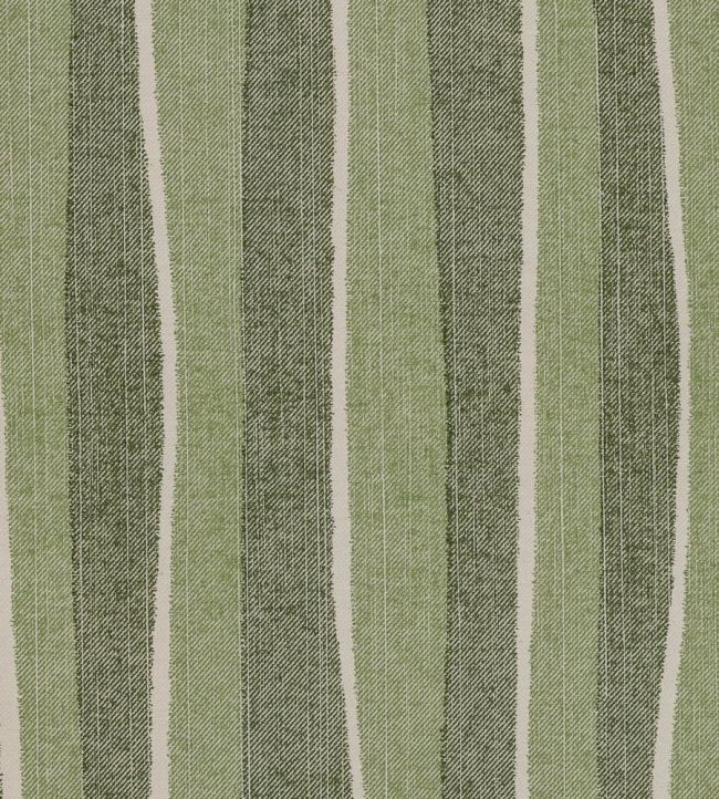 Orchard Stripe Fabric by Fermoie Lime