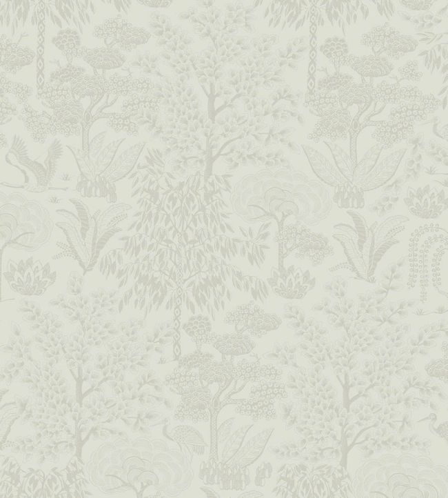 Origami Wallpaper by Eijffinger White/Silver