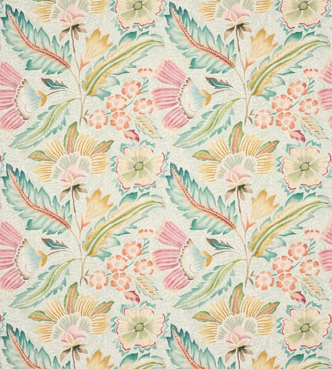 Orla Fabric by Jane Churchill Aqua