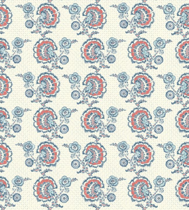 Orleans Wallpaper by DADO 03 Red and Blue