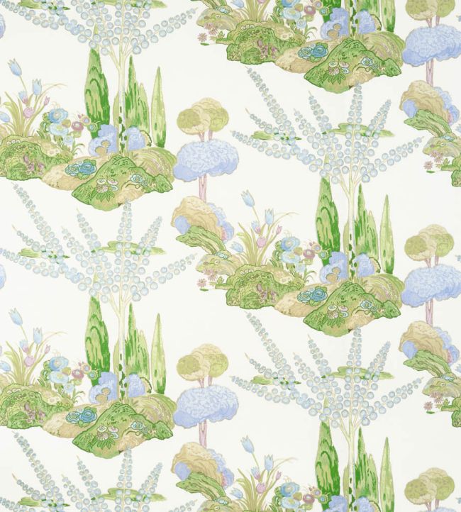 Orleans Fabric by Thibaut Lavender