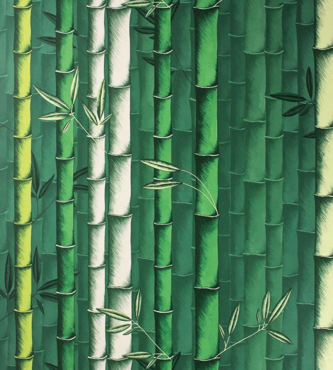 Bamboo Wallpaper by Osborne & Little Emerald
