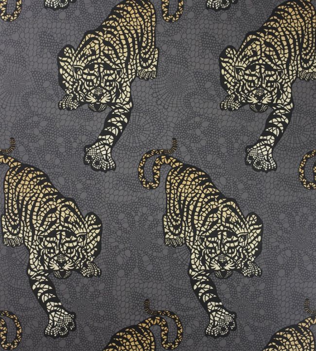 Tyger Tyger Wallpaper by Matthew Williamson Cacao, Marigold