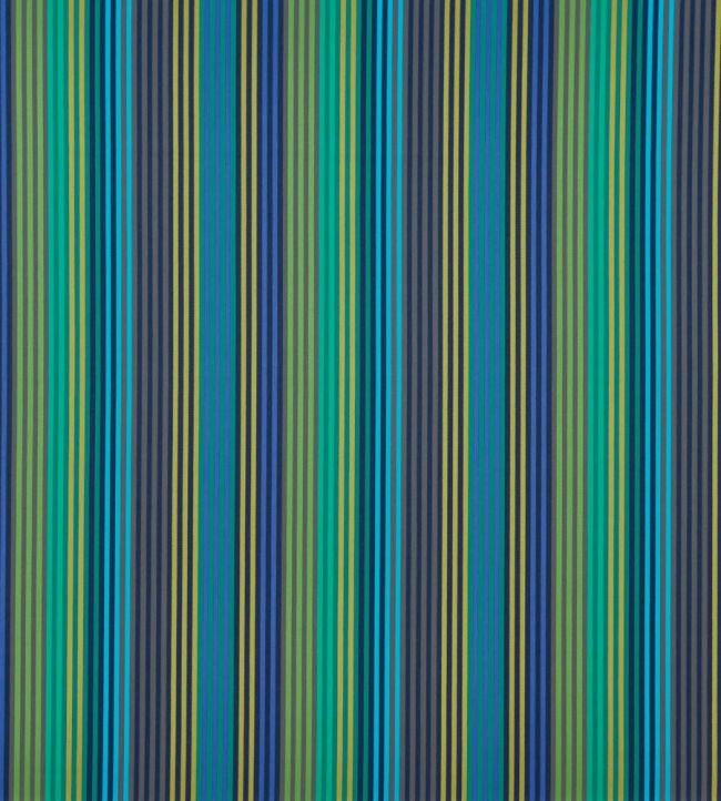 Supreme Stripe Fabric by Osborne & Little Green/Blue