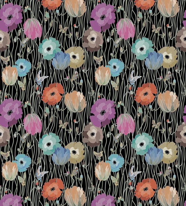 Poppies Wallpaper by Missoni Night