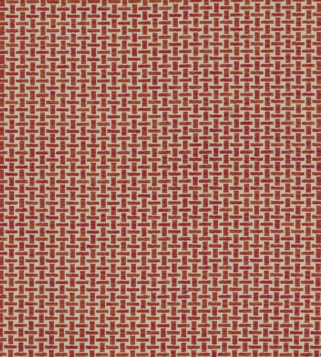Paxos Fabric by Osborne & Little Mandarin/Rust/Ivory