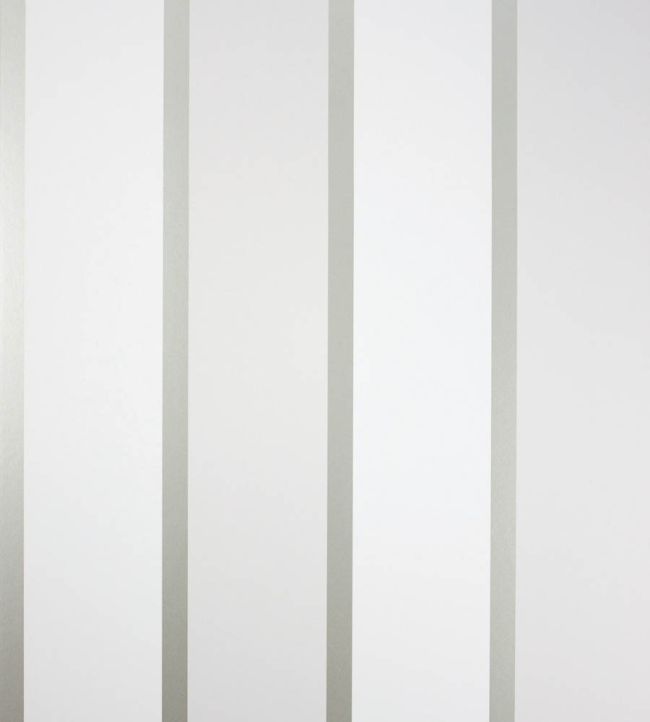 Fitzroy Wallpaper by Osborne & Little White/Stone/Pale Gilver