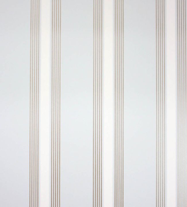 Grosvenor Wallpaper by Osborne & Little Pale Steel Blue/White