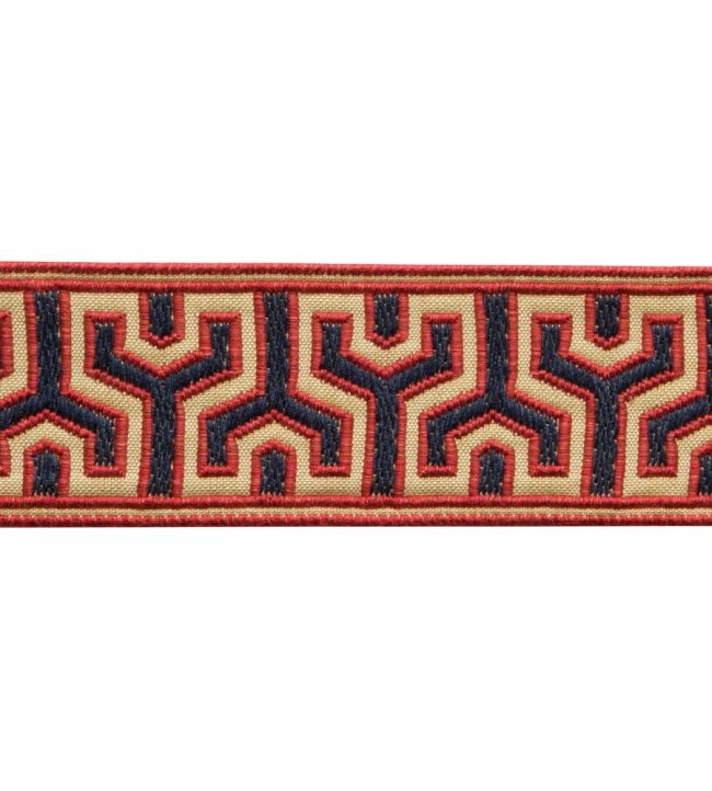 Otero Embroidered Border Trimming by Samuel & Sons Painted Desert
