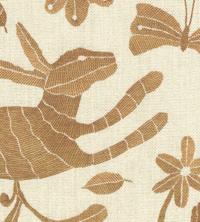 Otomi Fabric by Lewis & Wood Foxy