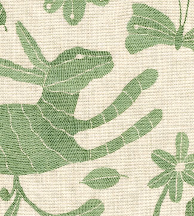 Otomi Fabric by Lewis & Wood Leafy