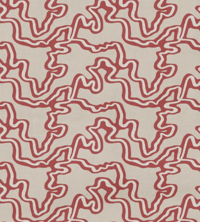 Ottilie Fabric by Wemyss Strawberry Tart