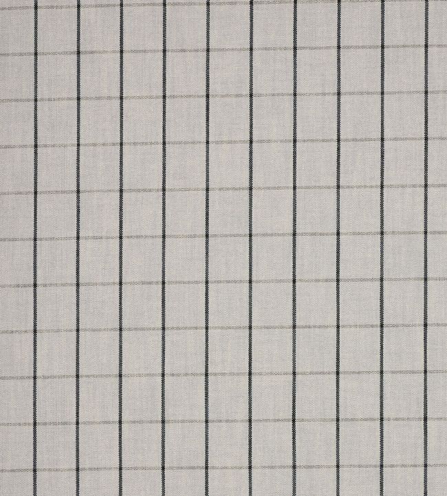Otto Check Fabric by Jane Churchill Charcoal