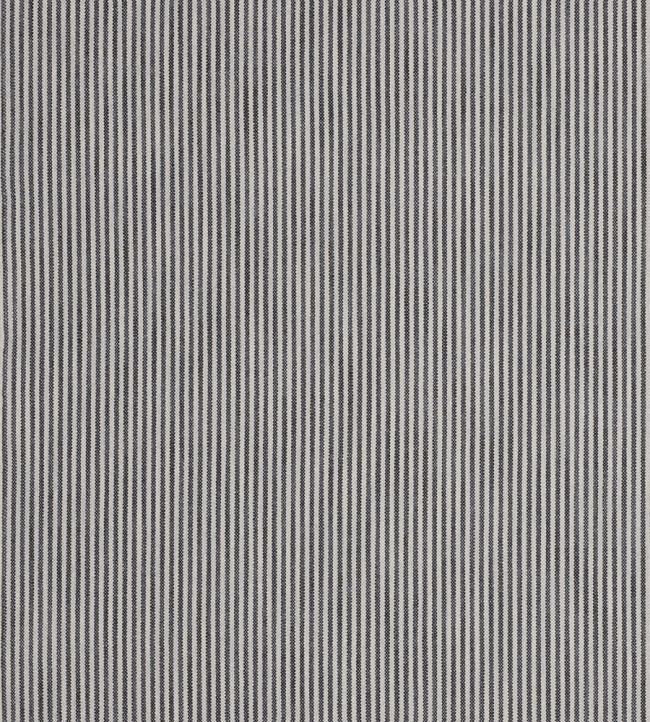 Otto Ticking Stripe Fabric by Jane Churchill Charcoal