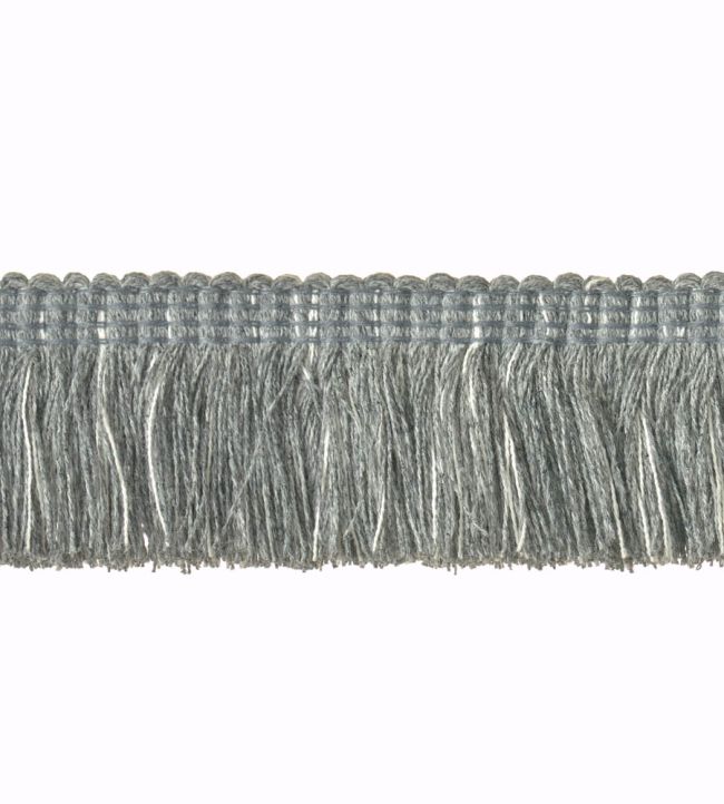 Outdoor Moss Fringe 40mm Trimming by Houles Steel Grey