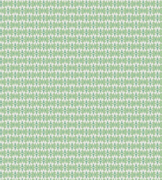Owl & Butterfly Fabric by Scion Pea Green