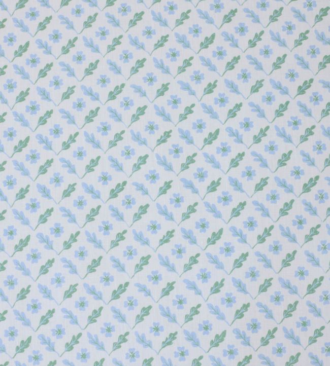 Oxalis Oak Fabric by Sophie Harpley Peppermint