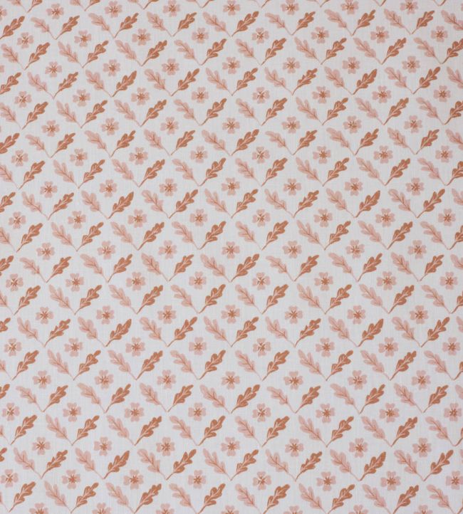 Oxalis Oak Fabric by Sophie Harpley Toffee