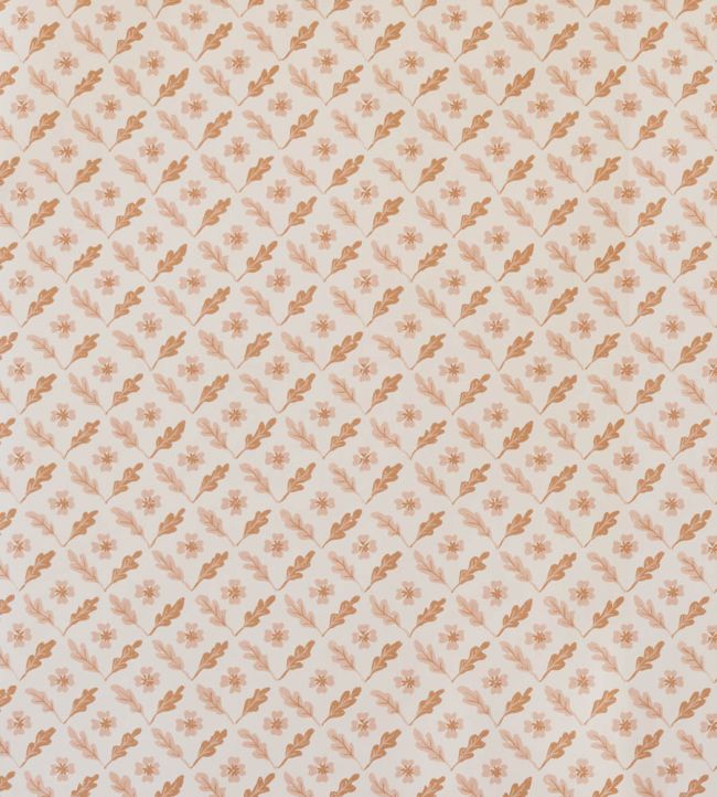 Oxalis Oak Wallpaper by Sophie Harpley Toffee
