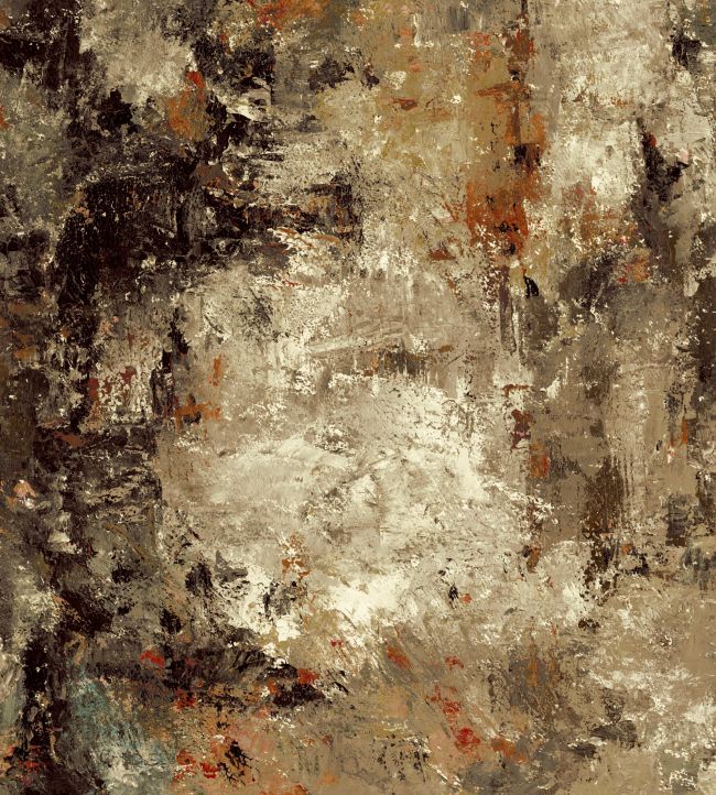 Oxidize Fabric by Arley House Brown / Rust