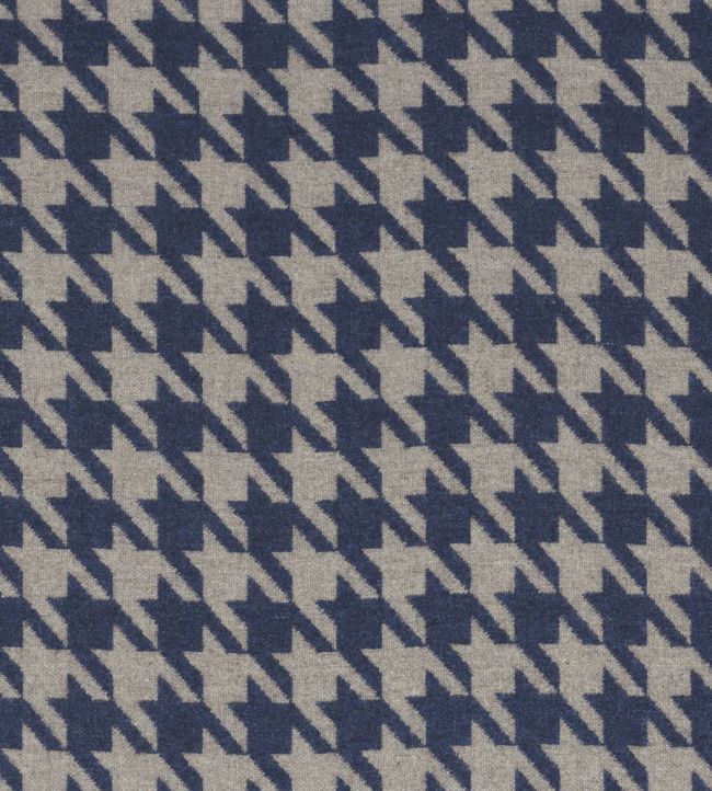 Pacte Fabric by Casamance Bleu Azurite Beige