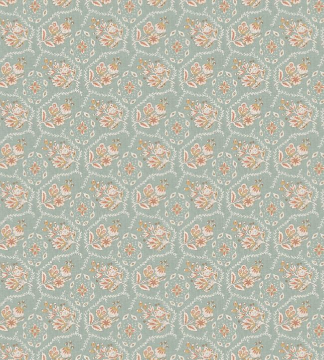 Pagelle Wallpaper by Nina Campbell Aqua