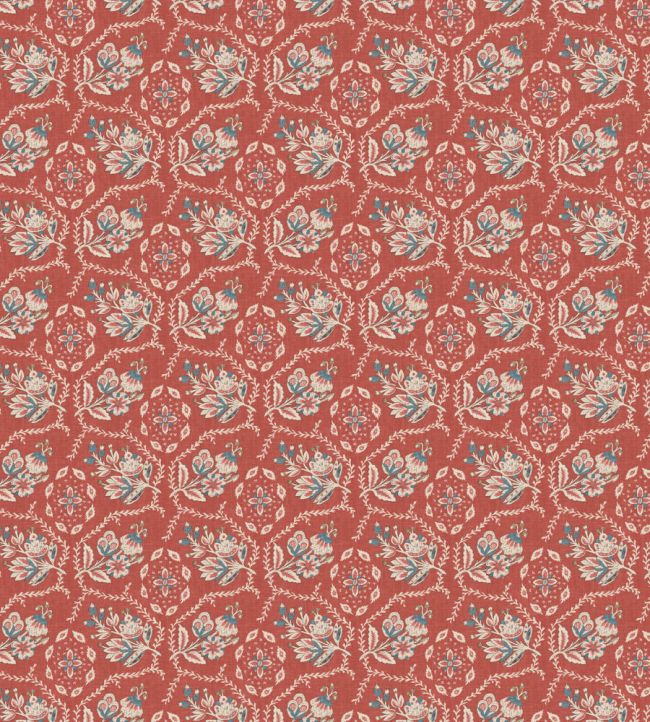 Pagelle Wallpaper by Nina Campbell Red