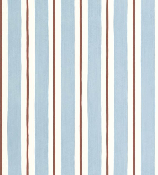 Painted Line Wallpaper by Caselio Bleu bordeaux