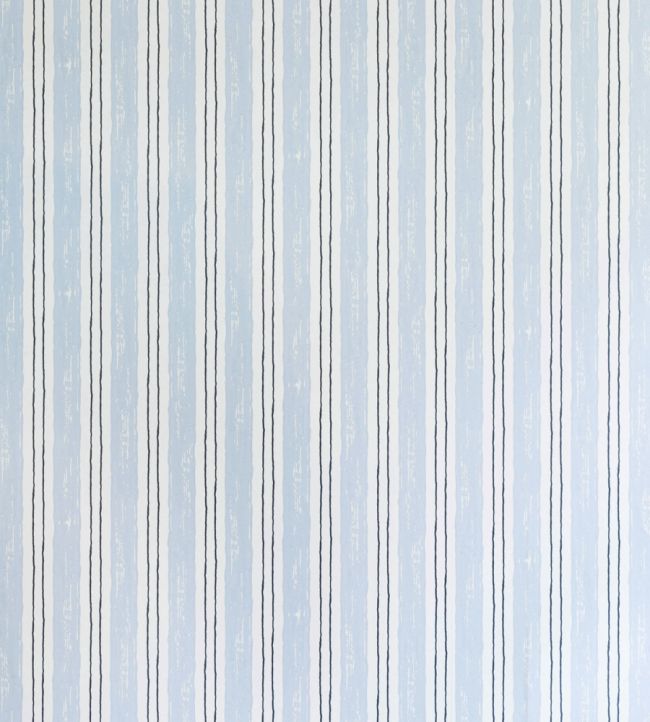 Painter's Stripe Wallpaper by Barneby Gates Blue