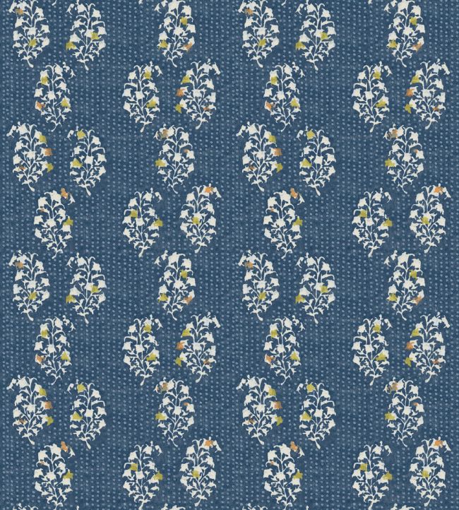 Paisley Wallpaper by DADO 03 Indigo