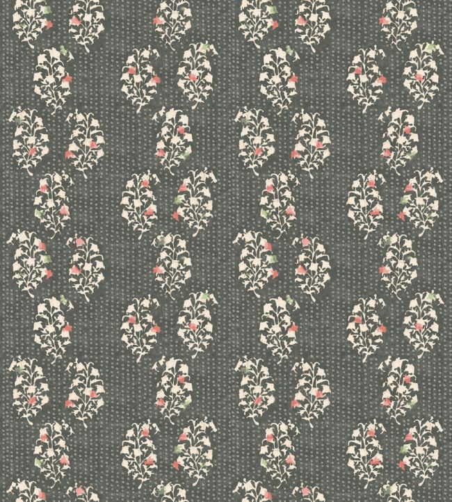 Paisley Wallpaper by DADO 04 Charcoal
