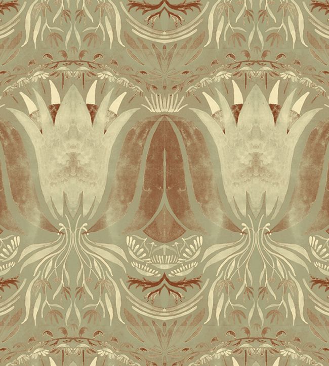 Palau Wallpaper by Tres Tintas Green