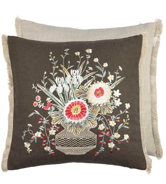 Palette Provencale Cushion 50 x 50cm by Designers Guild Bark