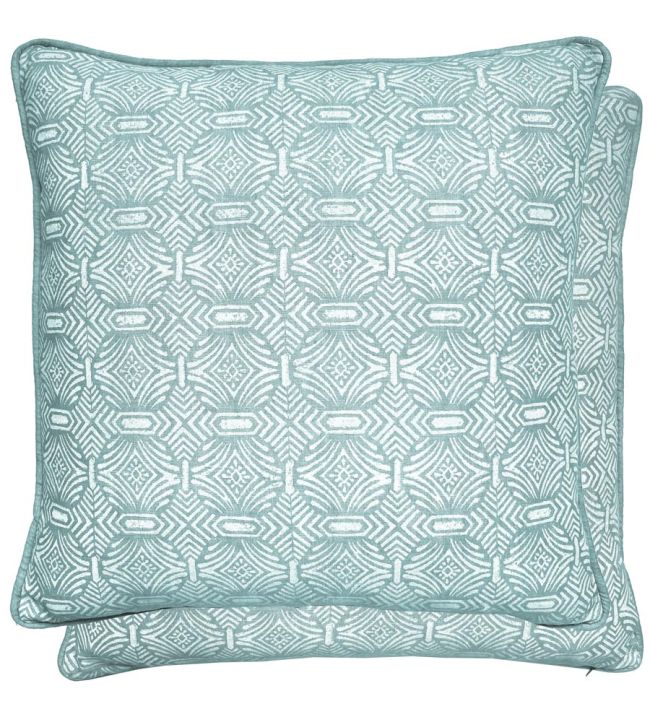 Pali Cushion 50 x 50cm by William Yeoward Duck Egg