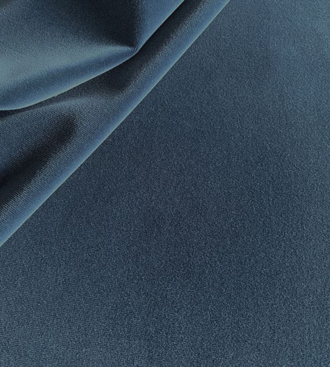 Palis Velvet Fabric by Ian Sanderson Caspian