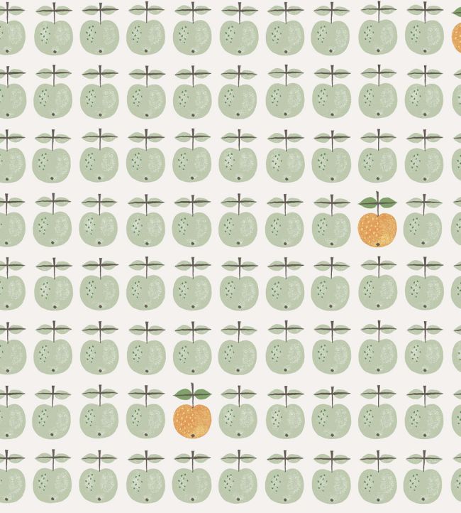 Pall Wallpaper by Borastapeter Green